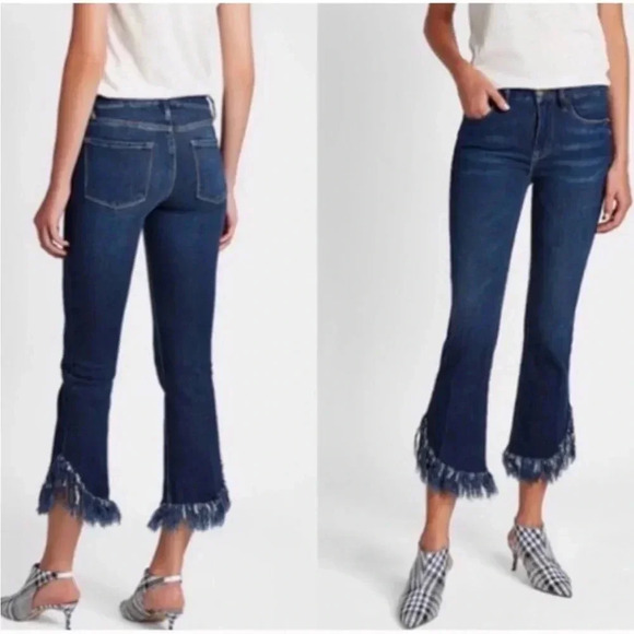 Frame le crop mini boot in bayberry - Picture 1 of 13